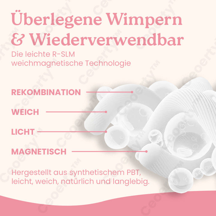 Ceoerty™ InstaGlam Magnetische Luxe-Wimpern